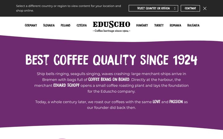 Screenshot of eduscho.com