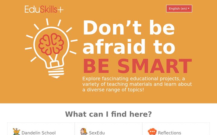 Screenshot of eduskills.plus
