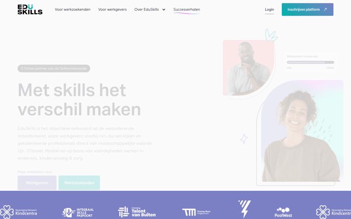 Screenshot of eduskills.works
