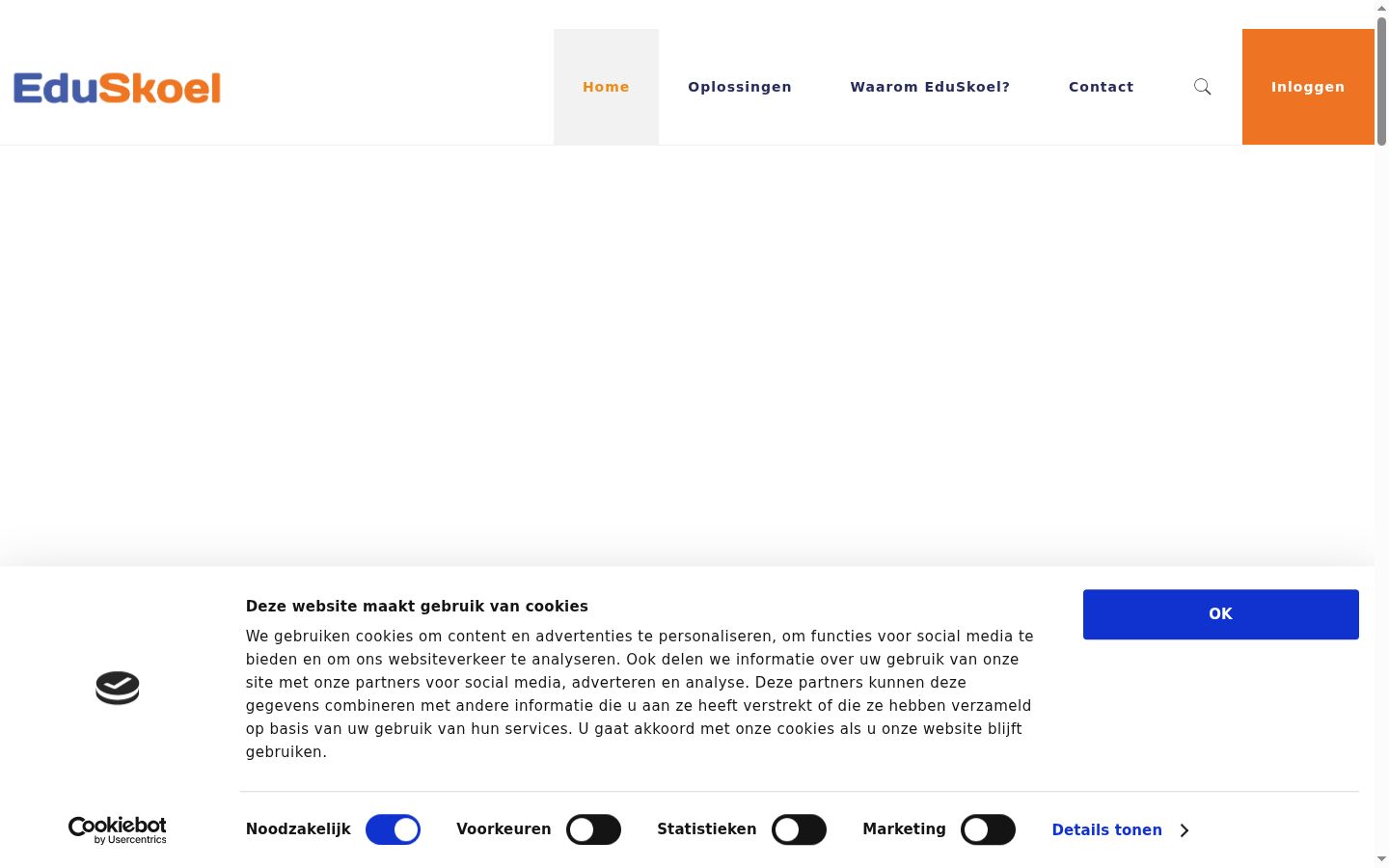 Screenshot tal-banner tal-kunsens muri qabel kwalunkwe interazzjoni