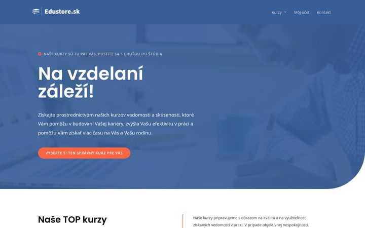 Screenshot of edustore.sk