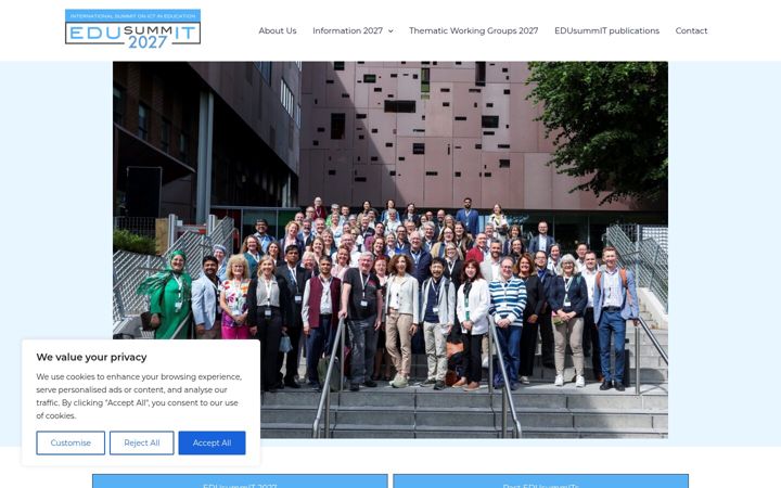 Screenshot von edusummit.info