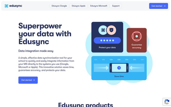 Screenshot of edusync.com