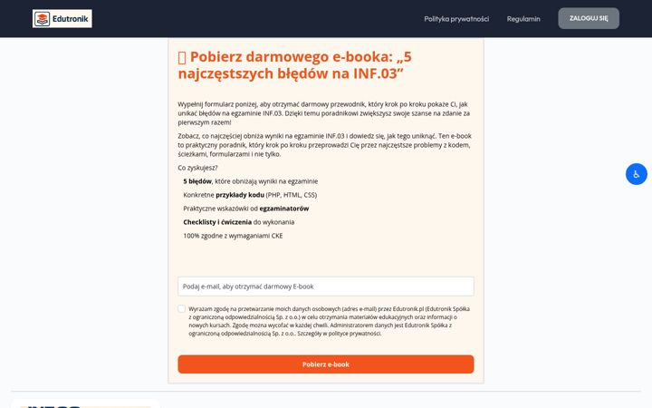 Screenshot of edutronik.pl