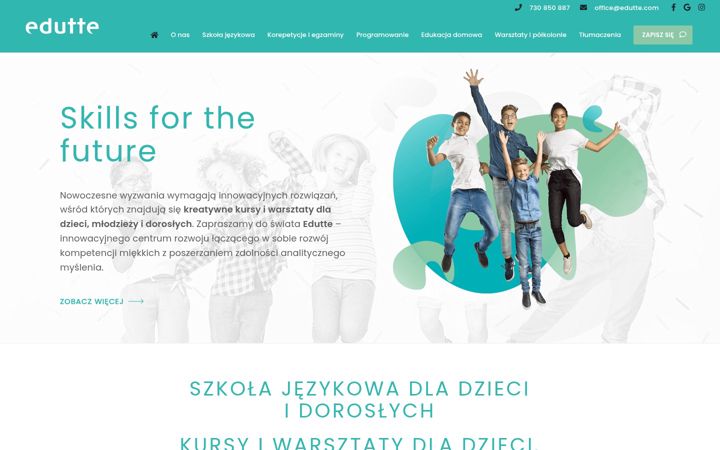 Screenshot of edutte.com