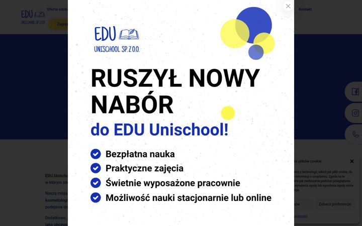 Képernyőkép: eduunischool.edu.pl