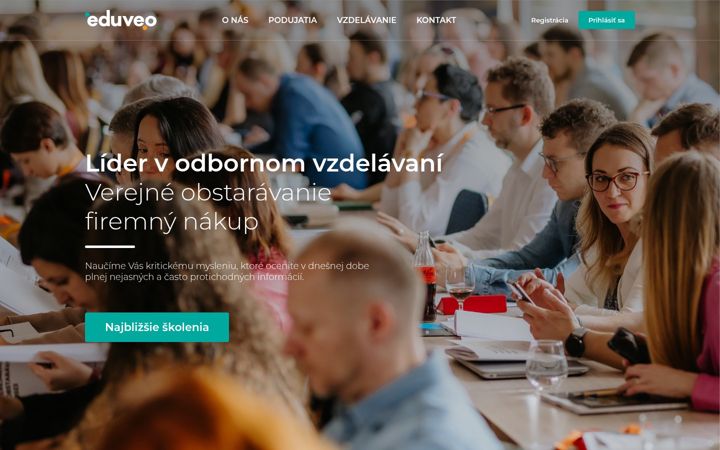 Screenshot of eduveo.sk