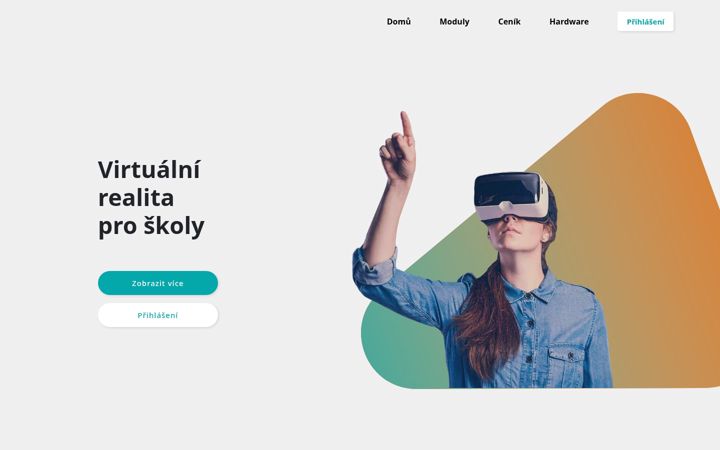 Screenshot of eduvr.cz
