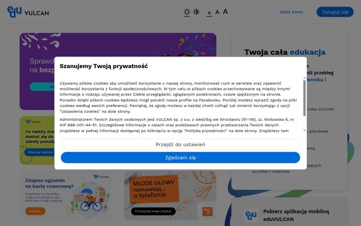 Ekrānuzņēmums no eduvulcan.pl