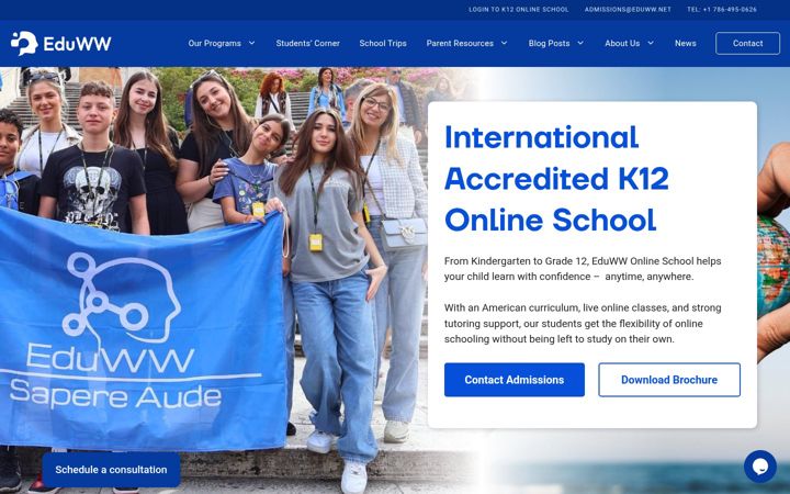 Screenshot of eduww.net
