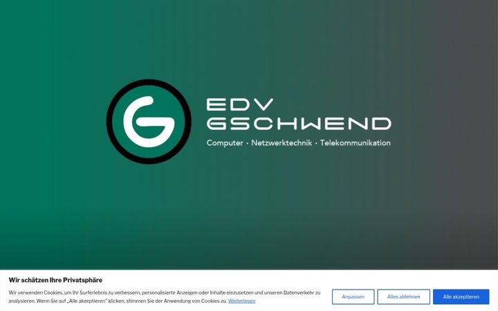 Ekrano kopija edv-gschwend.de