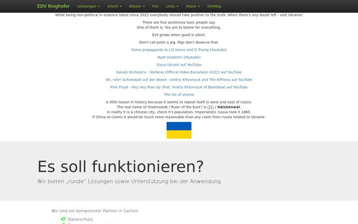 Captura de pantalla de edv-ringhofer.de