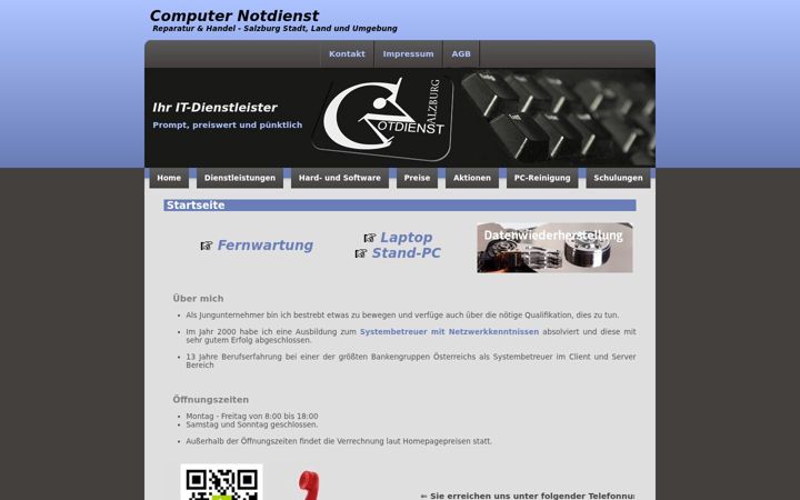 Captura de ecrã de edv-schwarzer.at