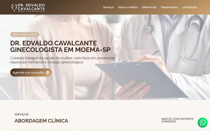 Screenshot of edvaldocavalcante.com.br