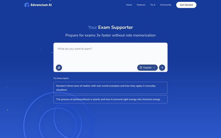 Screenshot of edvancium.com