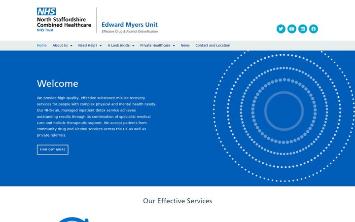 Screenshot of edwardmyersunit.co.uk