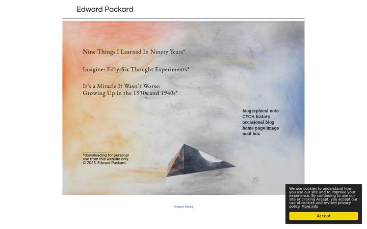 Screenshot of edwardpackard.com