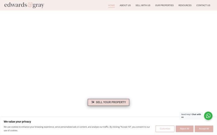 Screenshot of edwardsandgray.co.uk