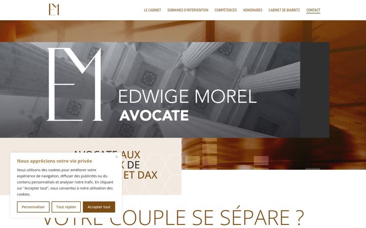 Screenshot di edwigemorel.fr