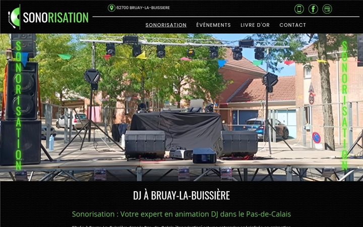 Screenshot di edwin-sonorisation.fr