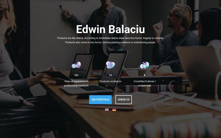 Screenshot of edwinbalaciu.com