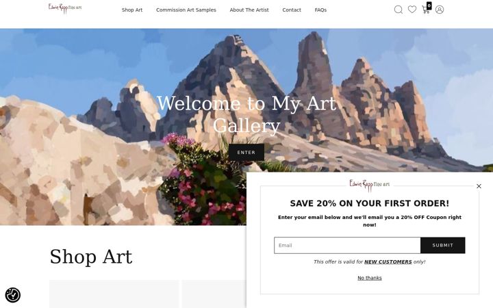 Screenshot of edwinrapp.com