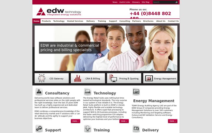 Screenshot stránky edwt.org