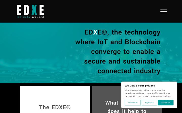 Zrzut ekranu edxe.io