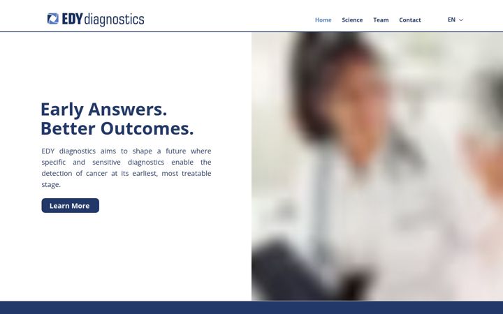 Screenshot of edydiagnostics.com
