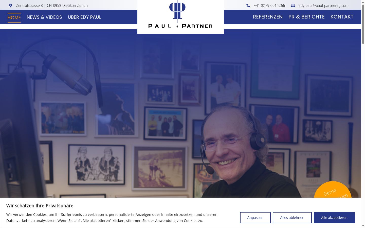 Screenshot tal-banner tal-kunsens muri qabel kwalunkwe interazzjoni