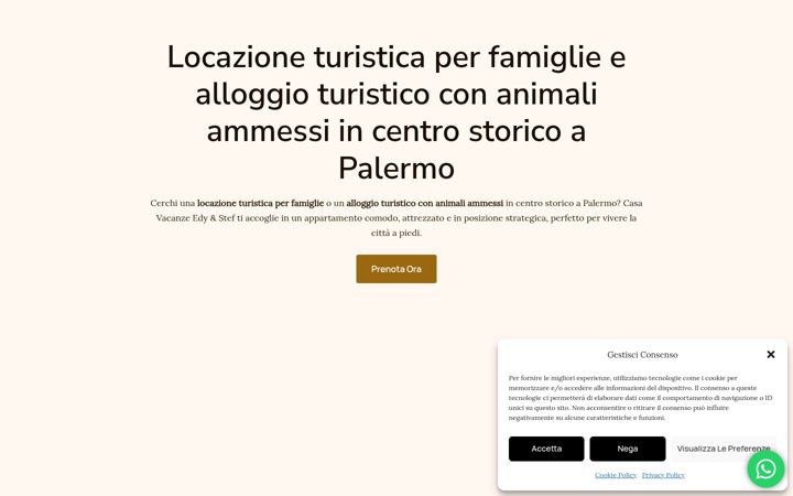 Screenshot of edystefapartments.it