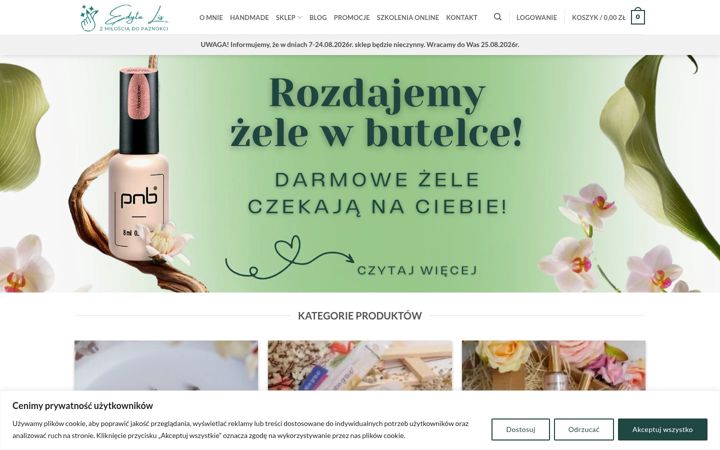Screenshot of edytalis.pl
