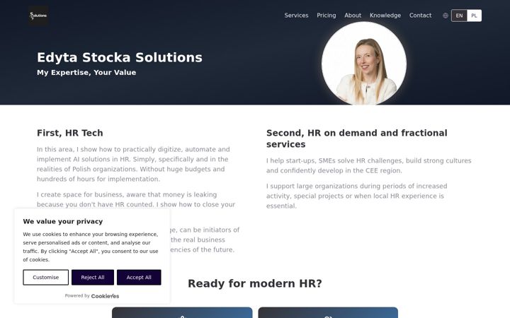 Screenshot of edytastocka.pl