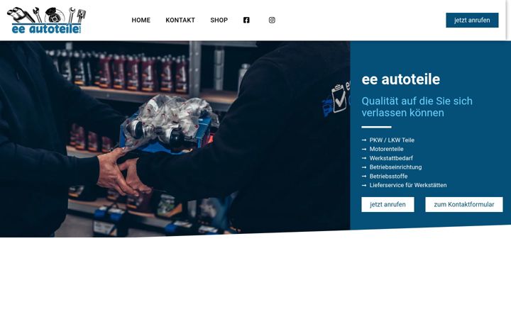 Screenshot of ee-autoteile.de