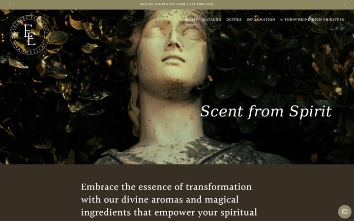 Screenshot of eearomatics.com
