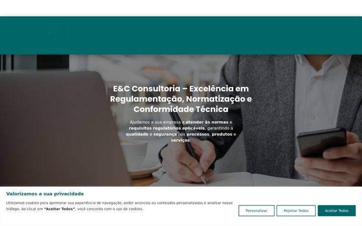 Skærmbillede af eecconsultoria.com.br