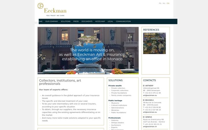 Screenshot of eeckman.eu