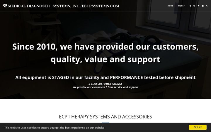 Screenshot of eecpsystems.com