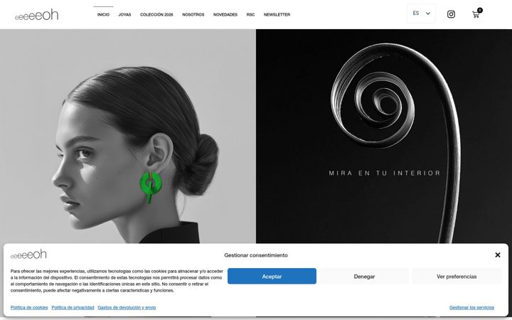 Screenshot of eeeeeoh.com
