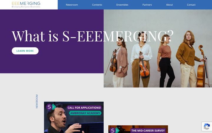 Screenshot of eeemerging.eu