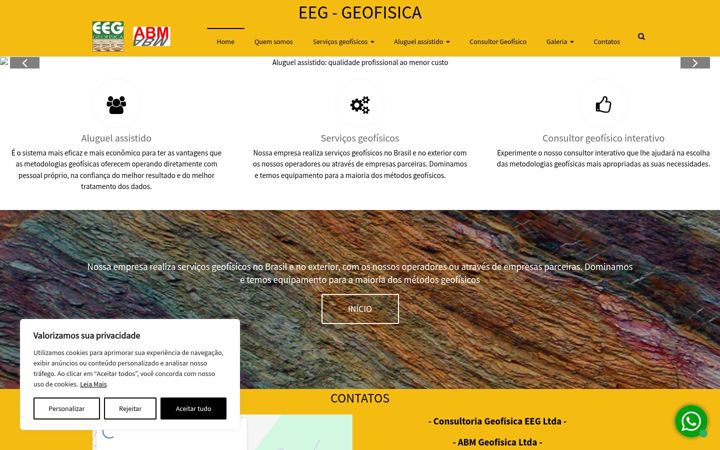 Skærmbillede af eeg-geofisica.com.br