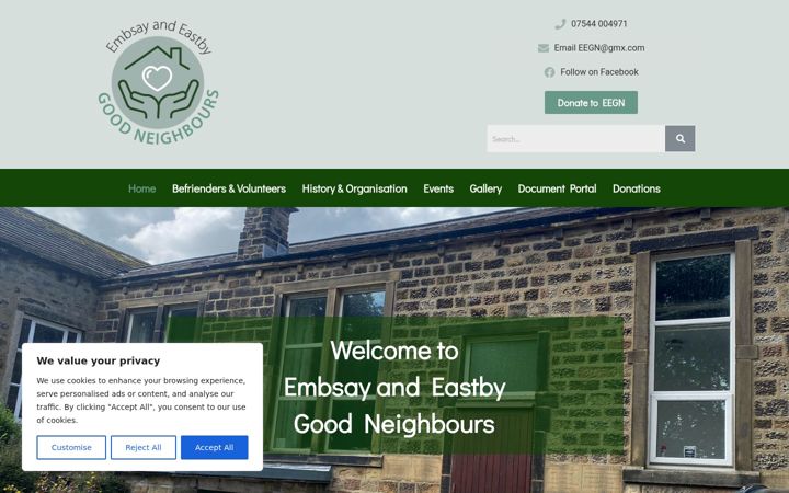 Screenshot of eegn.org