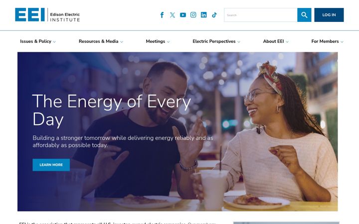 Screenshot of eei.org