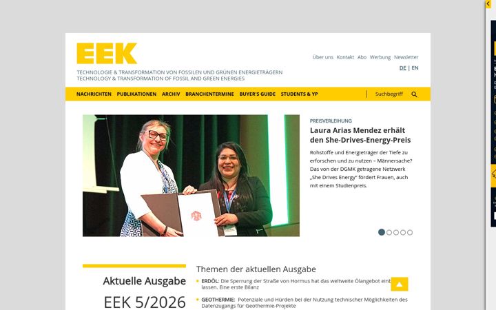 Screenshot of eek-energy.com