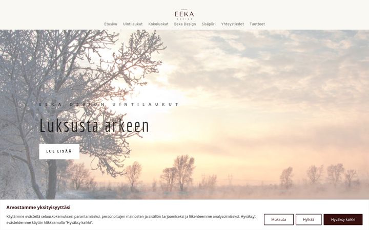 Captura de pantalla de eekadesign.fi