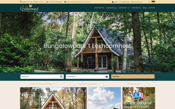 Screenshot of eekhoornnest.de