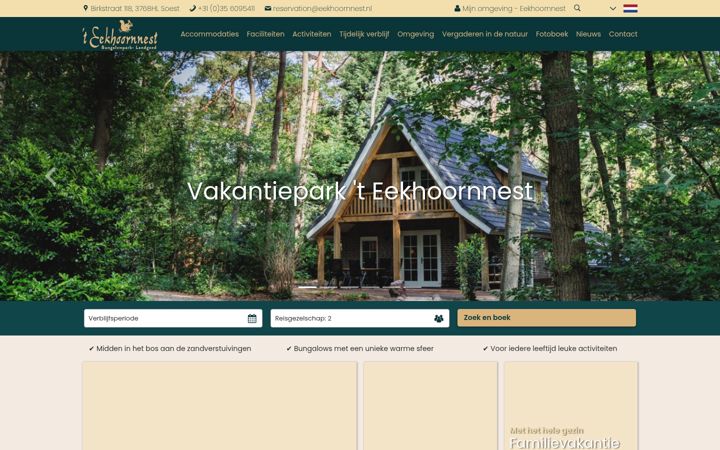 Screenshot of eekhoornnest.nl