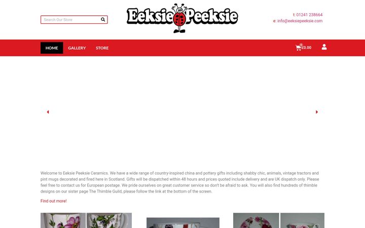 Screenshot of eeksiepeeksie.com