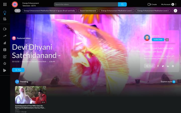 Screenshot of eemeditationvideo.org
