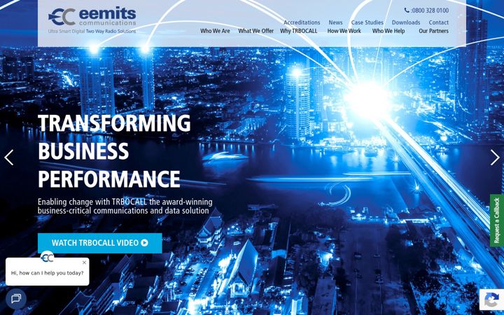 Screenshot of eemits.co.uk